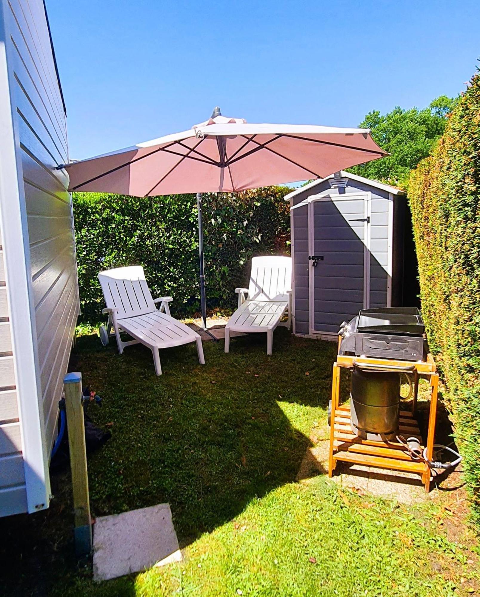 Mobilhome climatisé-2ch-terrasse chauffée-camping Les Charmettes Les Mathes Esterno foto