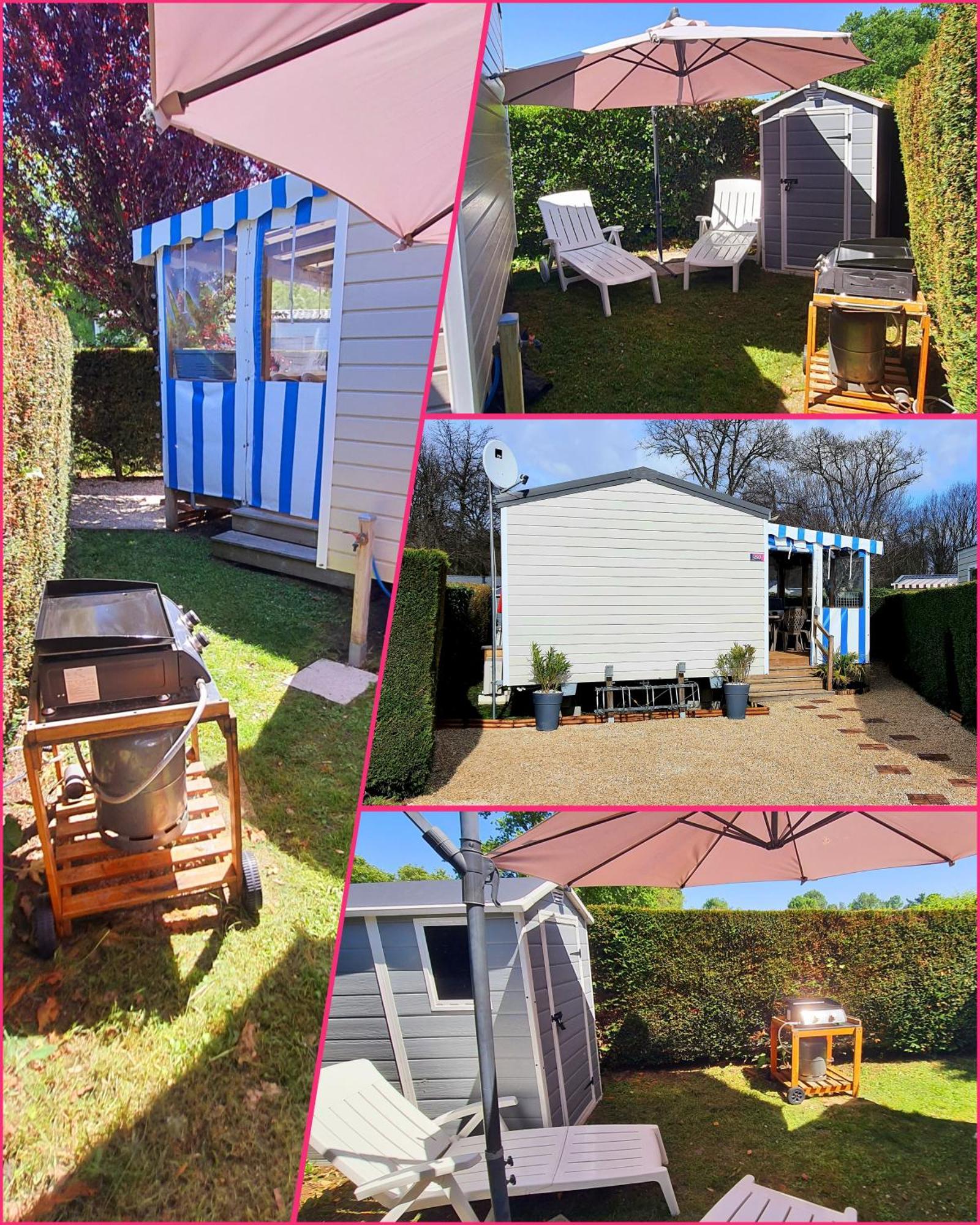 Mobilhome climatisé-2ch-terrasse chauffée-camping Les Charmettes Les Mathes Esterno foto